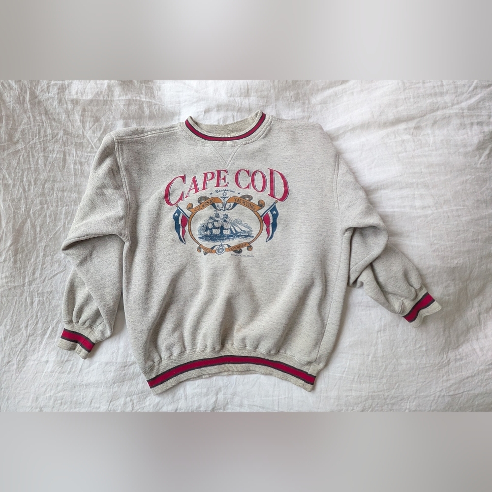 Vintage Cape Cod Oversized Boxy Crewneck